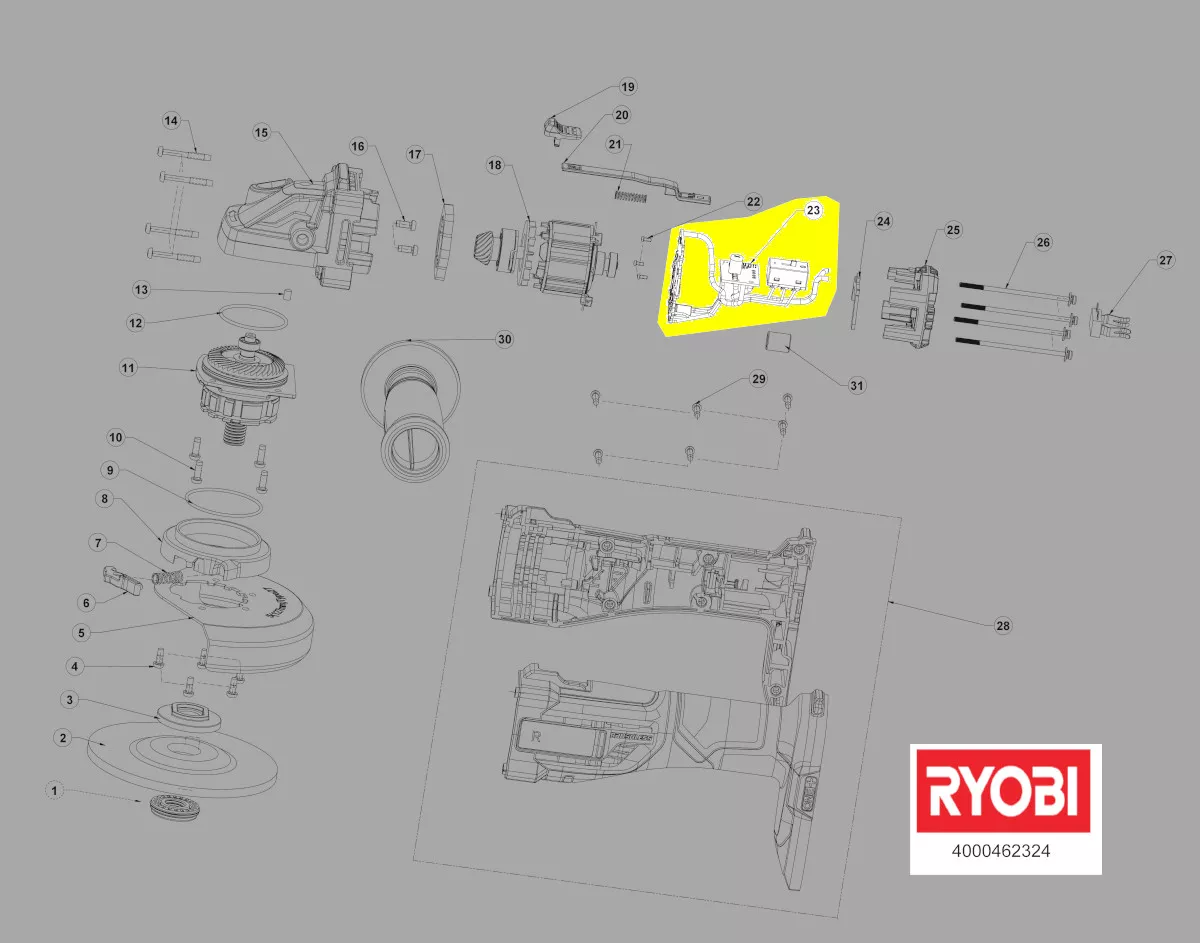 module électronique réf. 5131041192 Ryobi